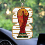 Spain National Team 2026 FIFA World Cup Champions Custom shape 2-sided Acrylic Car Ornament – TANTN24391