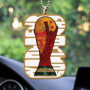 Spain National Team 2026 FIFA World Cup Champions Custom shape 2-sided Acrylic Car Ornament - TANTN24391