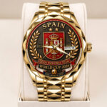 Spain National Team 2026 FIFA World Cup Champions Alloy Luxury Quartz Watch – TANTN24399