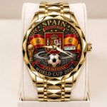 Spain National Team 2026 FIFA World Cup Champions Alloy Luxury Quartz Watch – TANTN24400