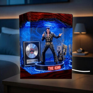 Elvis Presley Custom Shape Acrylic Light Box - TANTN24405