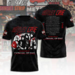 Mötley Crüe Tour 2026 3D Apparel – TANTN24435