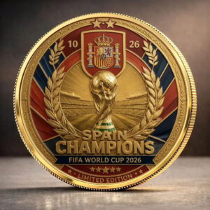 Spain National Team 2026 FIFA World Cup Champions Commemorative Coin - TANTN24457