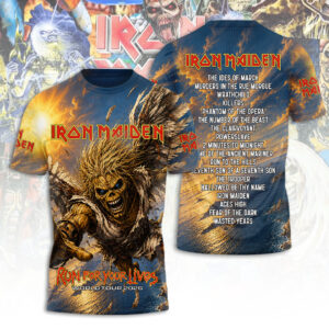 Iron Maiden Tour 2026 3D Apparel - TANTN24459