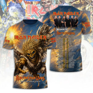 Iron Maiden Tour 2026 3D Apparel - TANTN24460