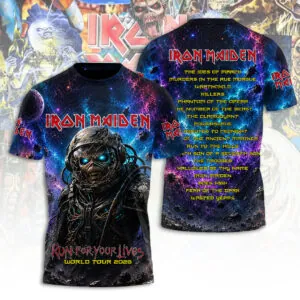 Iron Maiden Tour 2026 3D Apparel - TANTN24463