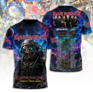 Iron Maiden Tour 2026 3D Apparel - TANTN24464