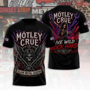 Mötley Crüe Tour 2026 3D Apparel - TANTN24485