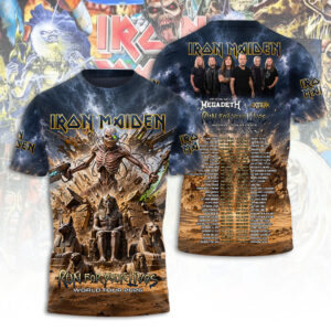 Iron Maiden Tour 2026 3D Apparel - TANTN24522