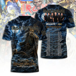 Iron Maiden Tour 2026 3D Apparel - TANTN24524