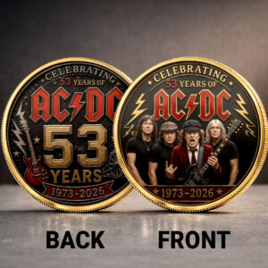 AC/DC 53 Years Anniversary Commemorative Coin - TANTN24540