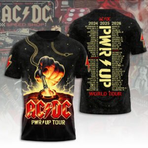 AC/DC World Tour 2026 3D Apparel - TANTN24543