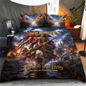 Iron Maiden Tour 2026 3-Piece Duvet Bedding Set - TANTN24571