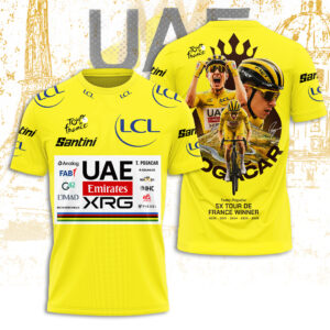 Tadej Pogacar Tour de France Winner 2026 3D Apparel - TANTN24599