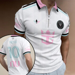 Lionel Messi x Inter Miami CF 2026 Zip Polo Shirt - TANTN24614