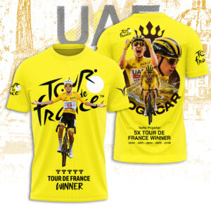 Tadej Pogacar Tour de France Winner 2026 3D Apparel - TANTN24616