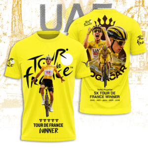 Tadej Pogacar Tour de France Winner 2026 3D Apparel - TANTN24617