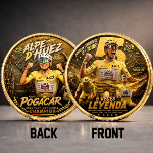 Tadej Pogacar 2026 Tour de France Champion Commemorative Coin - TMTHU7866