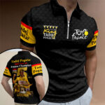 Tadej Pogačar 2026 Tour de France Champion Zip Polo Shirt – TMTHU7862