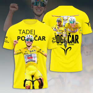 Tadej Pogacar 2026 Tour de France Winner 3D Apparel - HOATT19936