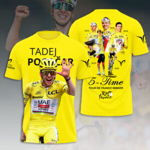 Tadej Pogacar 2026 Tour de France Winner 3D Apparel - HOATT19937