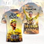 Tadej Pogacar 2026 Tour de France Winner 3D Apparel – HOATT19941