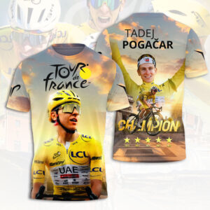 Tadej Pogacar 2026 Tour de France Winner 3D Apparel - HOATT19941