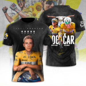 Tadej Pogacar Tour de France Winner 2026 3D Apparel - TANTN24598