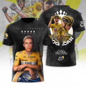 Tadej Pogacar Tour de France Winner 2026 3D Apparel - TANTN24597