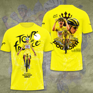 Tadej Pogacar 2026 Tour de France Winner 3D Apparel - GNE7887
