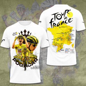 Tadej Pogacar 2026 Tour de France Winner 3D Apparel - GNE7889