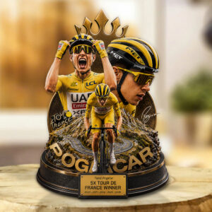 Tadej Pogacar 2026 Tour de France Winner Custom Shape Acrylic Plaque - GNE7890