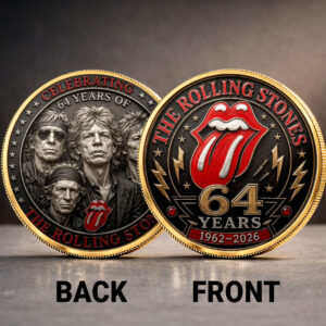 The Rolling Stones 64 Years Anniversary Commemorative Coin - TANTN24538