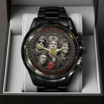 The Rolling Stones 65 Years Anniversary Black Stainless Steel Watch – TANTN24556