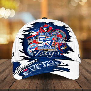 Toronto Blue Jays 50th Anniversary Classic Cap - GNE7525