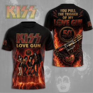 KISS Lovegun 50th Anniversary 3D Apparel - TMTHU7835