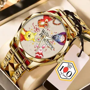 Winnie-the-Pooh 100th Anniversary Alloy Luxury Quartz Watch - TMTHU7890