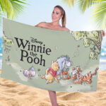 Winnie-the-Pooh 100th Anniversary Rectangle Beach Towel – TMTHU7243