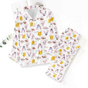 Winnie-the-Pooh 100th Anniversary Satin Pajama Set with Piping - TMTHU7892