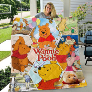 Winnie-the-Pooh 100th Anniversary Quilt Blanket - TMTHU7670