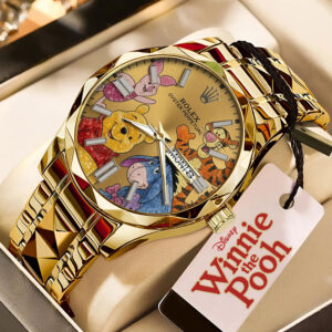 Winnie-the-Pooh Alloy Luxury Quartz Watch - TMTHU7369