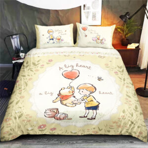 Winnie-the-Pooh 100th Anniversary 3-Piece Duvet Bedding Set - TMTHU7748