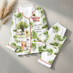 Winnie-the-Pooh Satin Pajama Set with Piping – HOATT19981