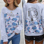 Winnie-the-Pooh x Eeyore 100th Anniversary Round Neck Raglan Sleeve Sweatshirt – GNE7832