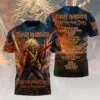 Iron Maiden 2026 World Tour 3D Apparel - HOATT19449