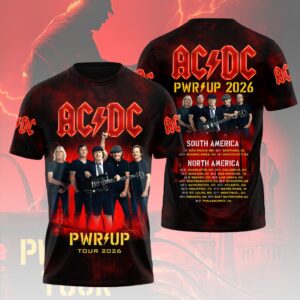 AC/DC World Tour 2026 3D Apparel - HOATT20110