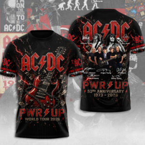 AC/DC 3D Apparel - TMTHU8011