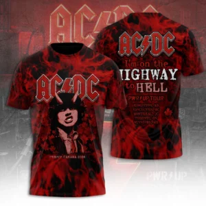 AC/DC Canada Tour 2026 3D Apparel - TANTN25021