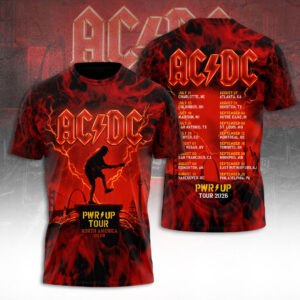 AC/DC Tour 2026 3D Apparel - TANTN24834