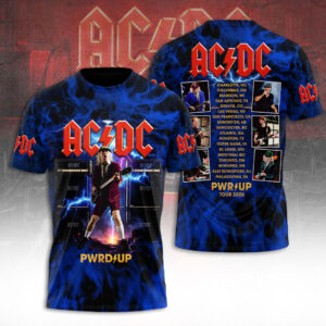 AC/DC Tour 2026 3D Apparel - TANTN24908